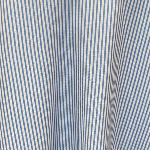 French Blue Morgan Stripe Table linens for rental